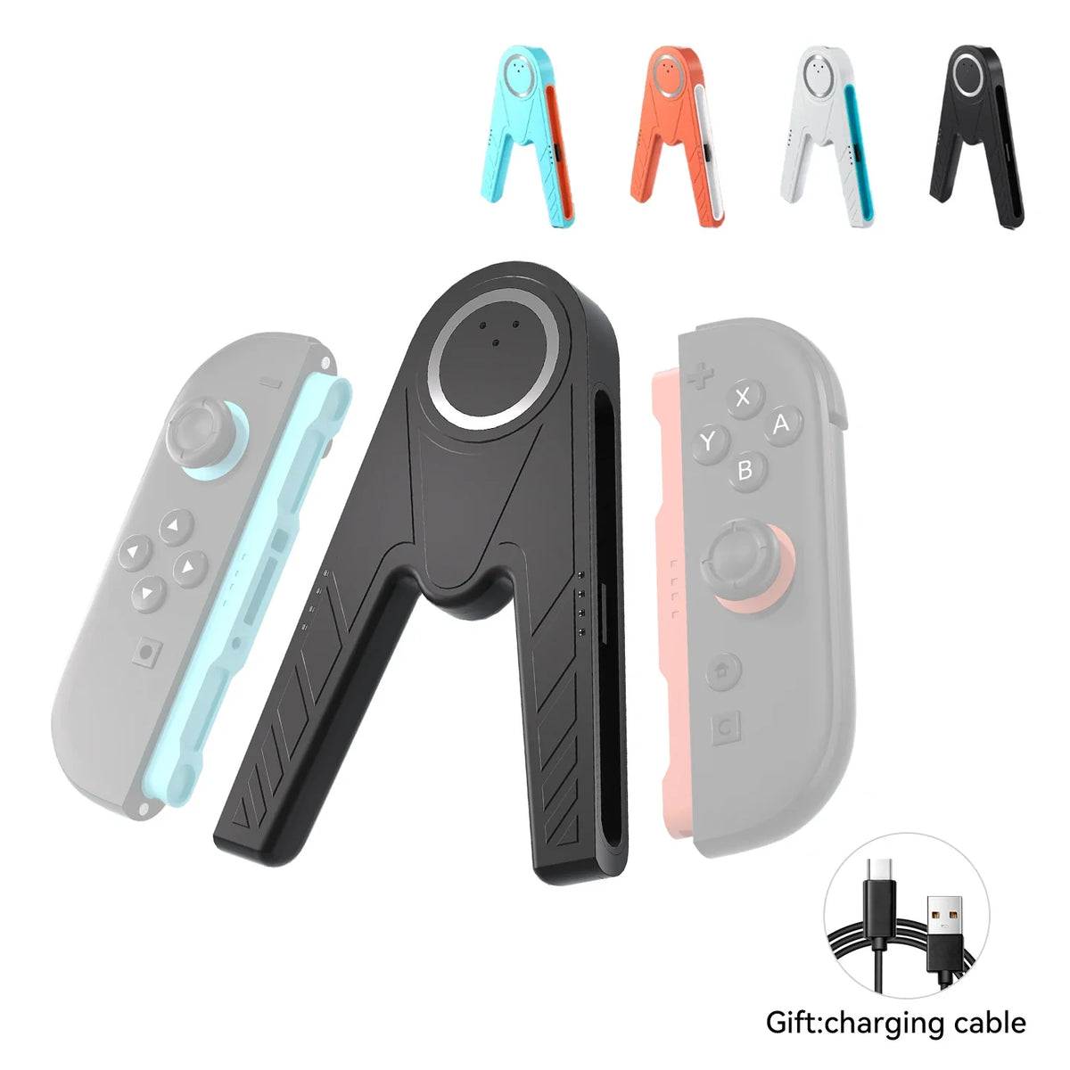 Magnetic Switch 2 Charging Grip Plug and Play Portable Joy-Con2 Controller Charger for Switch 2 Joy-Con 2 Gaming Accessories