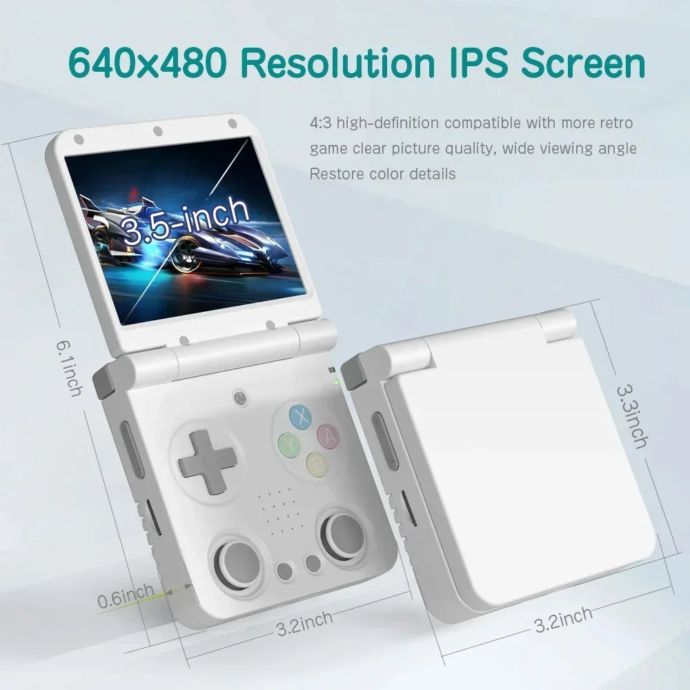 Miyoo Flip V2 Handheld Game Console 3.5 Inch IPS Onion OS
