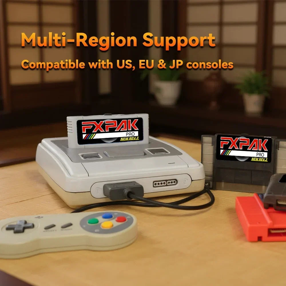FXPAK Pro 5000 in 1 Game Card for SNES, Rev. Z, 16G Card