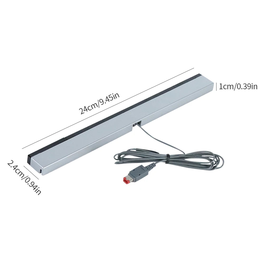 WYMECT Wired Sensor Bar for Wii and Wii U, Infrared Receiver