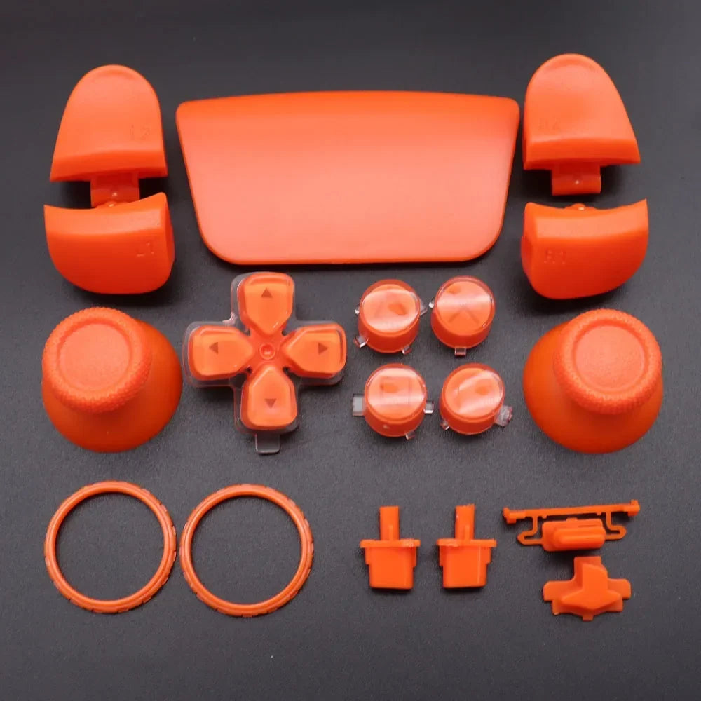 Replacement Buttons Set D-Pad L1 R1 L2 R2 Trigger Button Key Accent Ring For PS5 V3 3.0 BDM-030 Controller