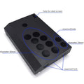 IYO Empty Wooden Box for Arcade Game Machine, DIY Joystick Button