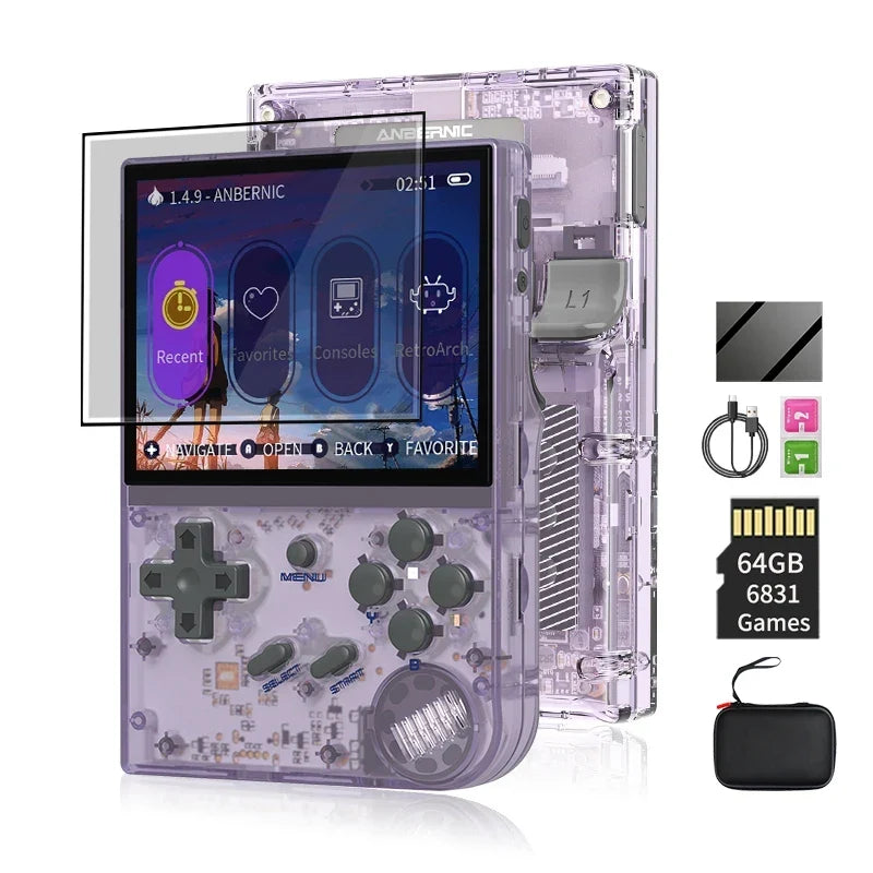 Anbernic RG35XX Handheld Console 3.5 Inch IPS GarlicOS 2600mAh