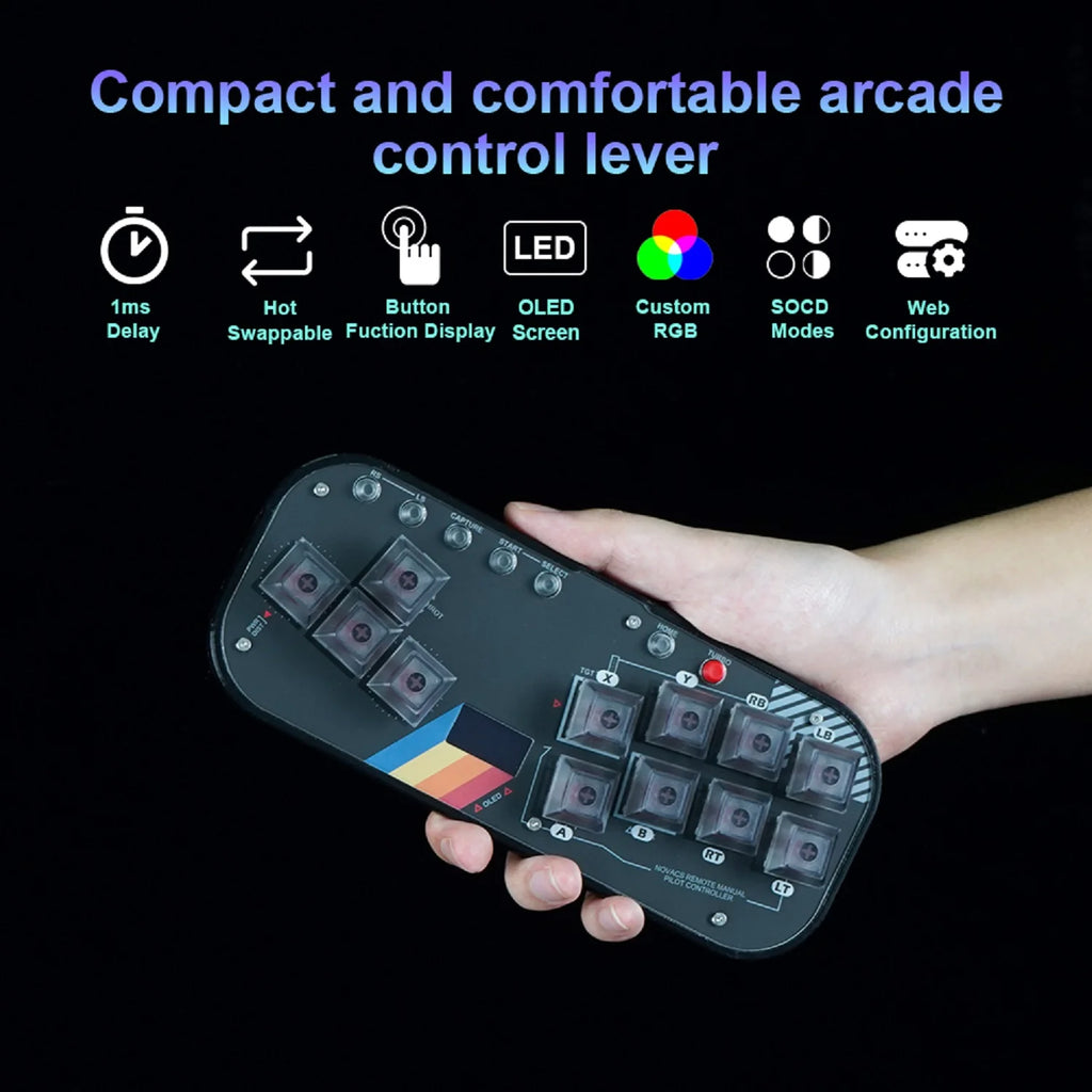 Mini Hitbox V3 Fightstick for PC, PS3, PS4 and Switch