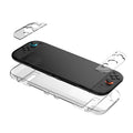 for Switch 2 Clear Protective Case PC Grip Dockable Gaming Accessories for Switch 2 7.9inch Cover