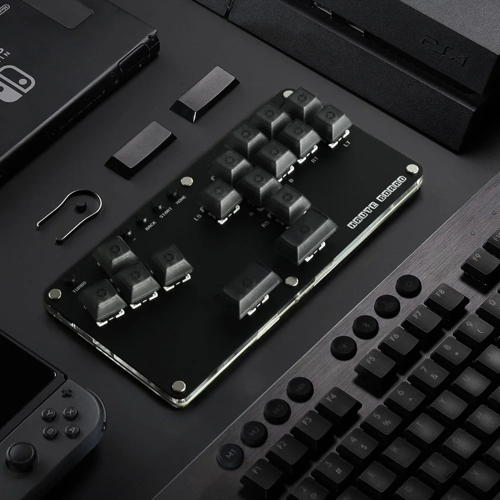 Haute42 Fightstick Hitbox Leverless Controller Mini Stickless Arcade Stick For PC /Ps3/ Ps4 /Switch Arcade Hitbox Controller