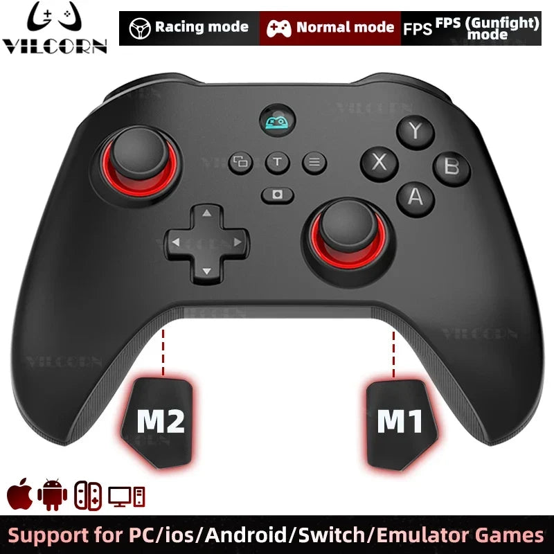 VILCORN FPS Wireless Pro Gamepad Micro Motion Hall Trigger for PC