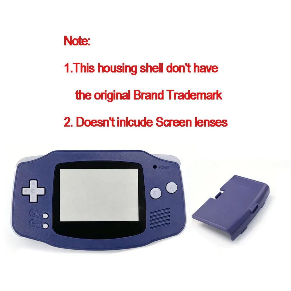 Replacement Housing Shell With USB-C Battery Cover With Buttons Rubber For HISPEEDIDO Game Boy Advance GBA IPS V2/V5 Battery MOD