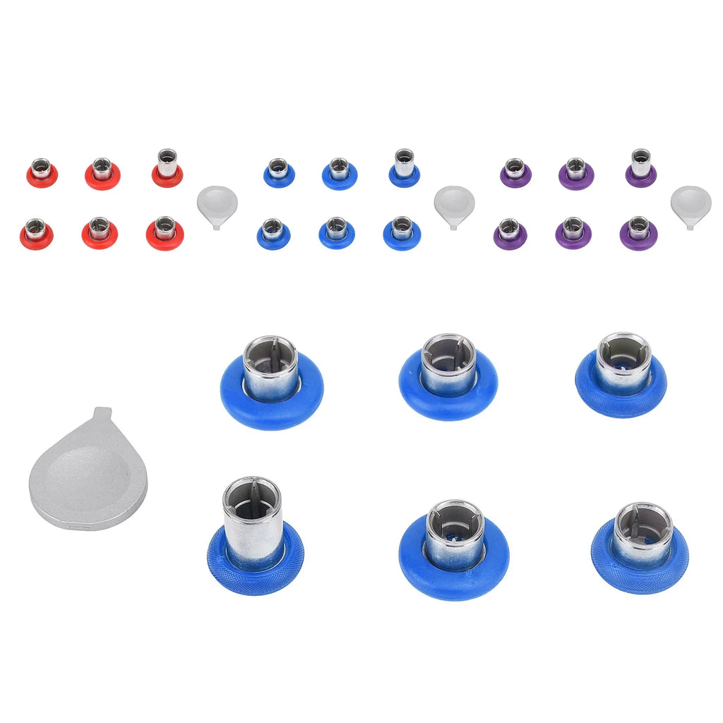 Game Controller Thumb Grip Interchangeable Thumbstick Rubber and Stainless Steel Game Controller Thumbstick for Elite Series 2
