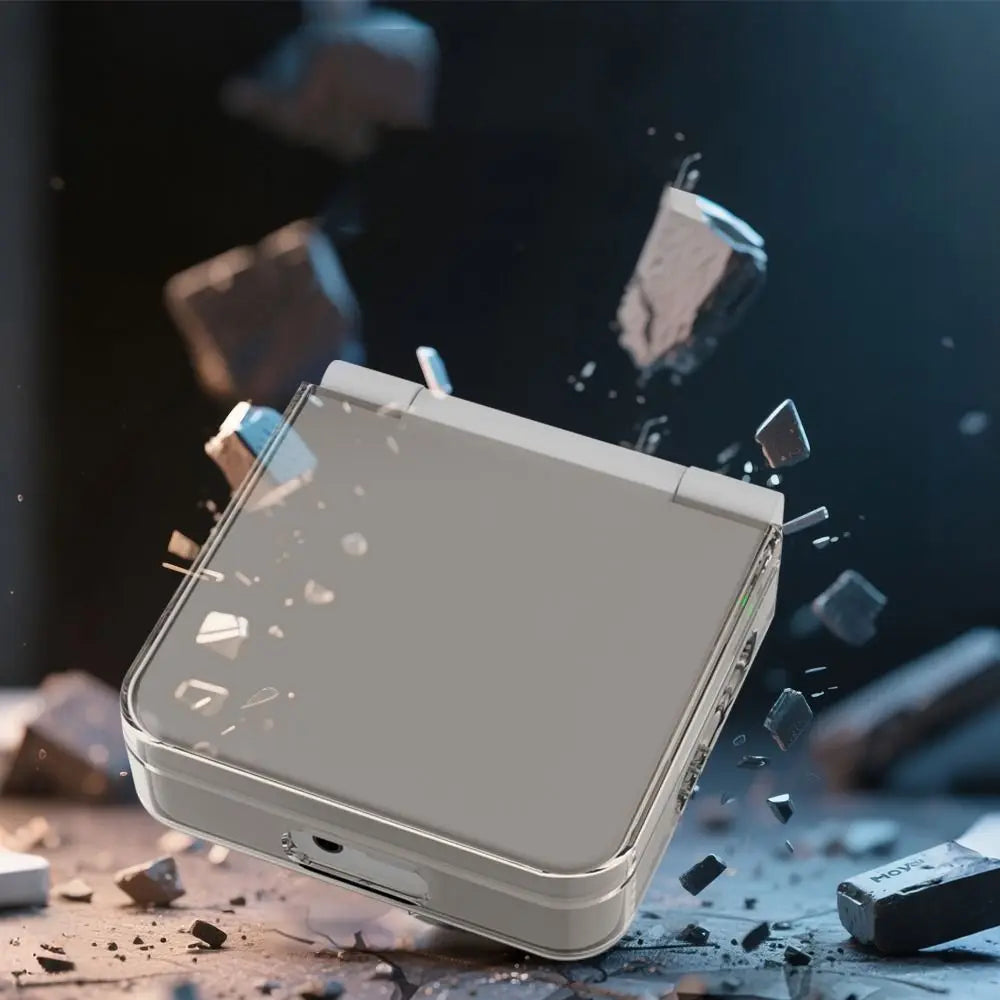 Clear Hard Case for Miyoo Flip V2, Shockproof Anti-Scratch