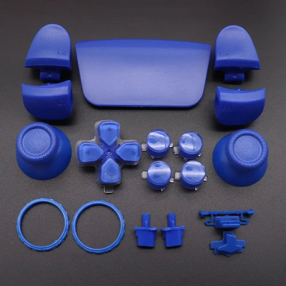 Replacement Buttons Set D-Pad L1 R1 L2 R2 Trigger Button Key Accent Ring For PS5 V3 3.0 BDM-030 Controller