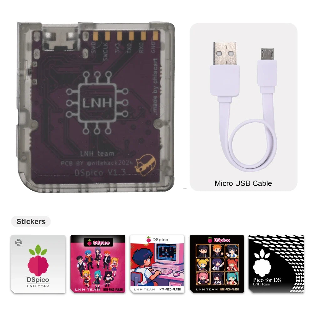 RP2040 MCU DSpico Game Reader Compatible With NDS NDSL DSi 3DS Console