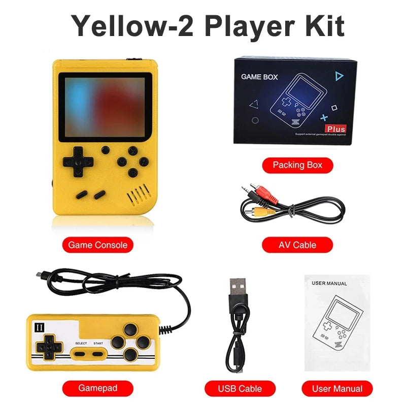 Handheld Game Players Retro Handheld Game Console Built-in 400 FC Games 3.0 Inch LCD Screen Video Game Player Kids Boys Gift