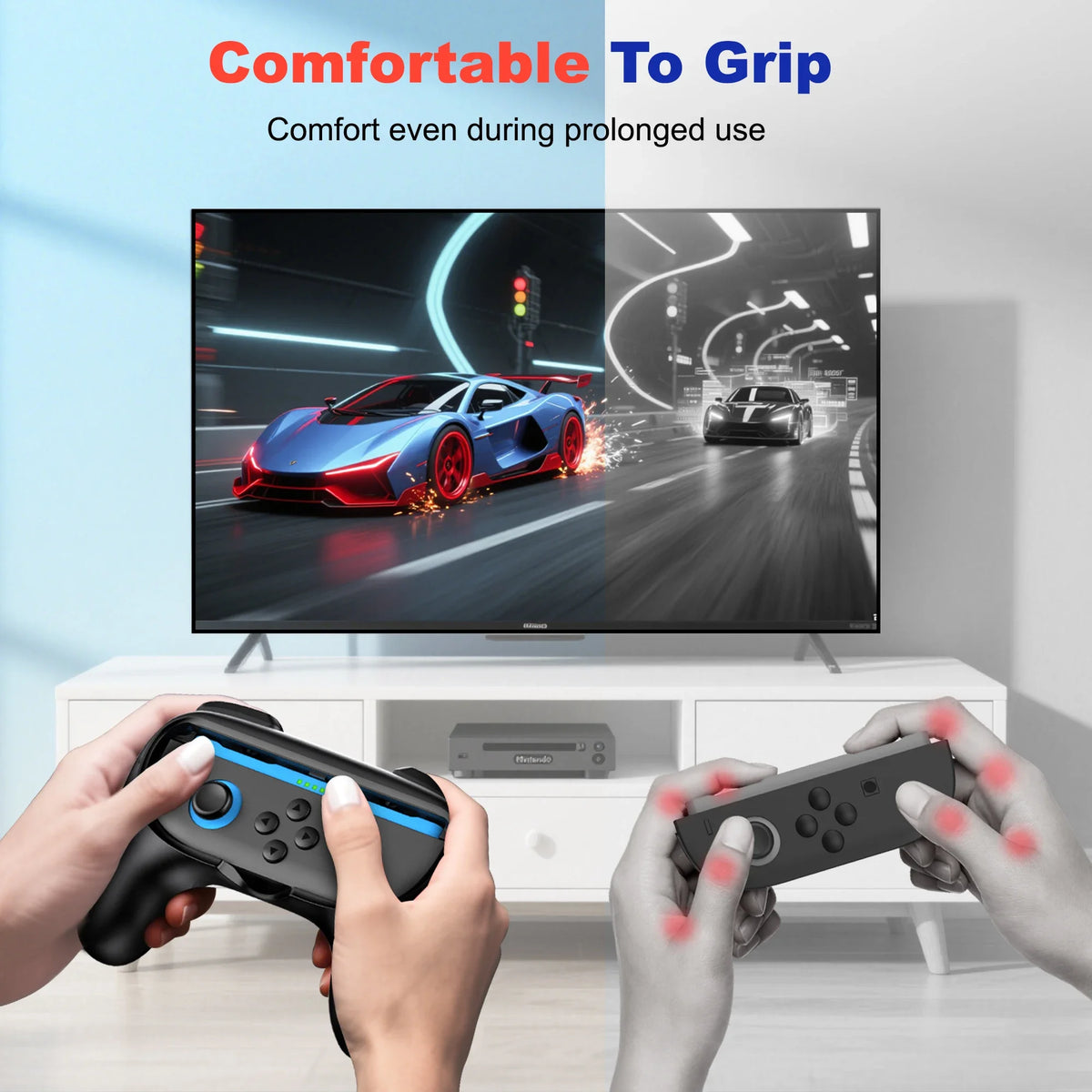 Joy-Con Hand Grip for Nintendo Switch 2 Controller Comfort
