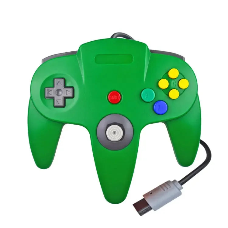 Wired Gamepad for Nintendo N64, Classic Joypad with Long Cable