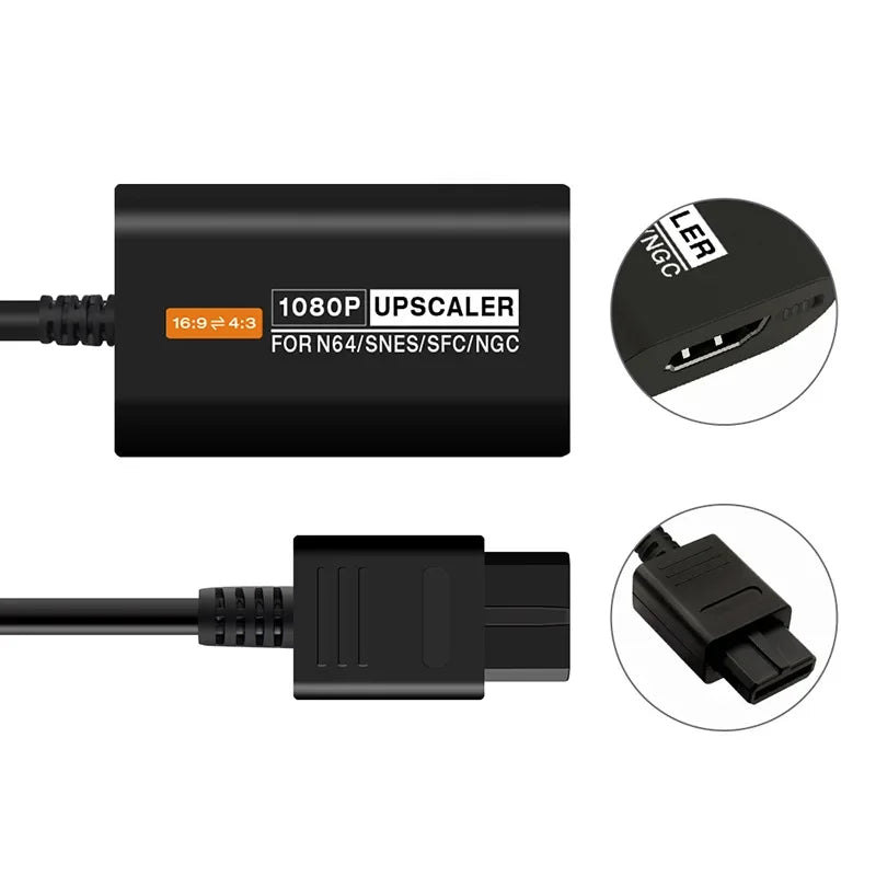 N64 to HDMI Adapter for N64, GameCube and SNES Consoles