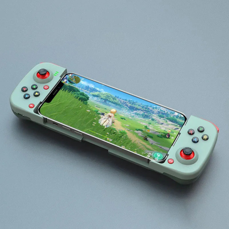 D3 Wireless Bluetooth Gamepad Type-C Retractable Game Controller Joystick For PUBG Mobile Support IOS Android TV/PC Device PS4