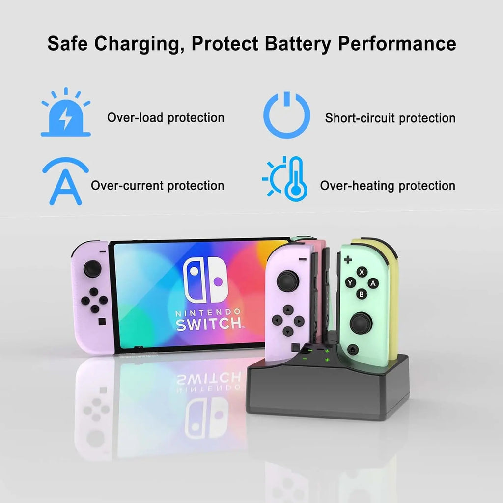 Nintendo Switch / Switch 2 Joy-Con 4-in-1 Charging Dock Station