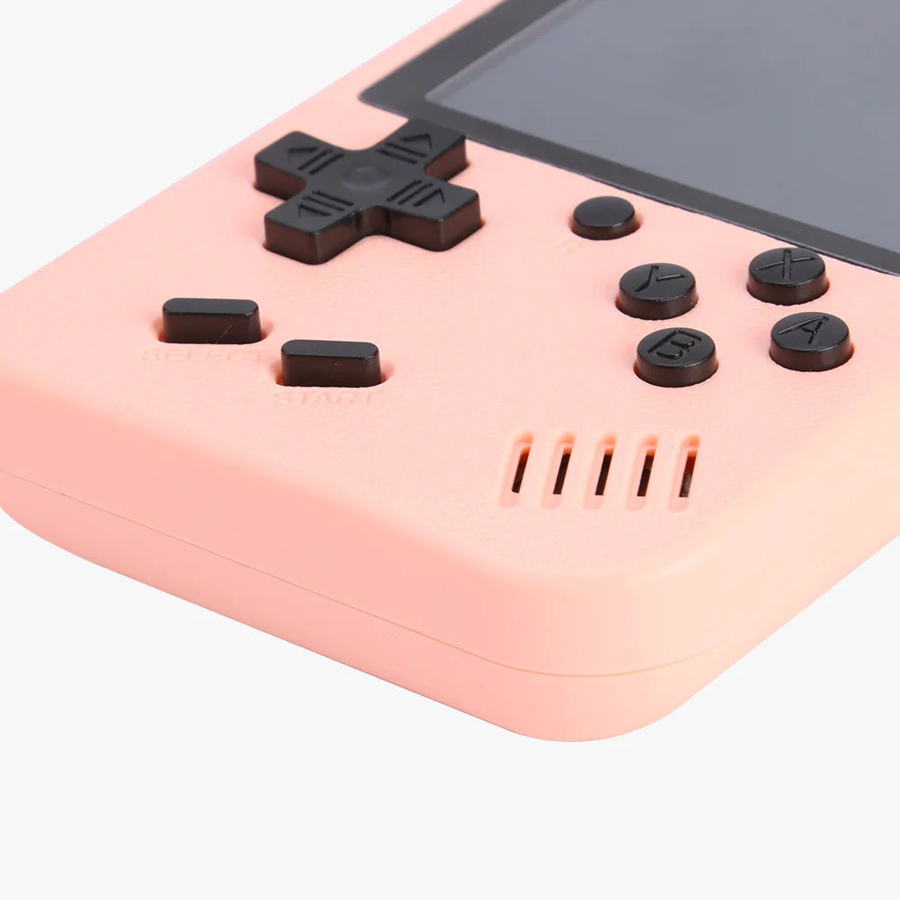 3 Inch Retro Handheld Game Console, 400/500/800 Games, AV Out