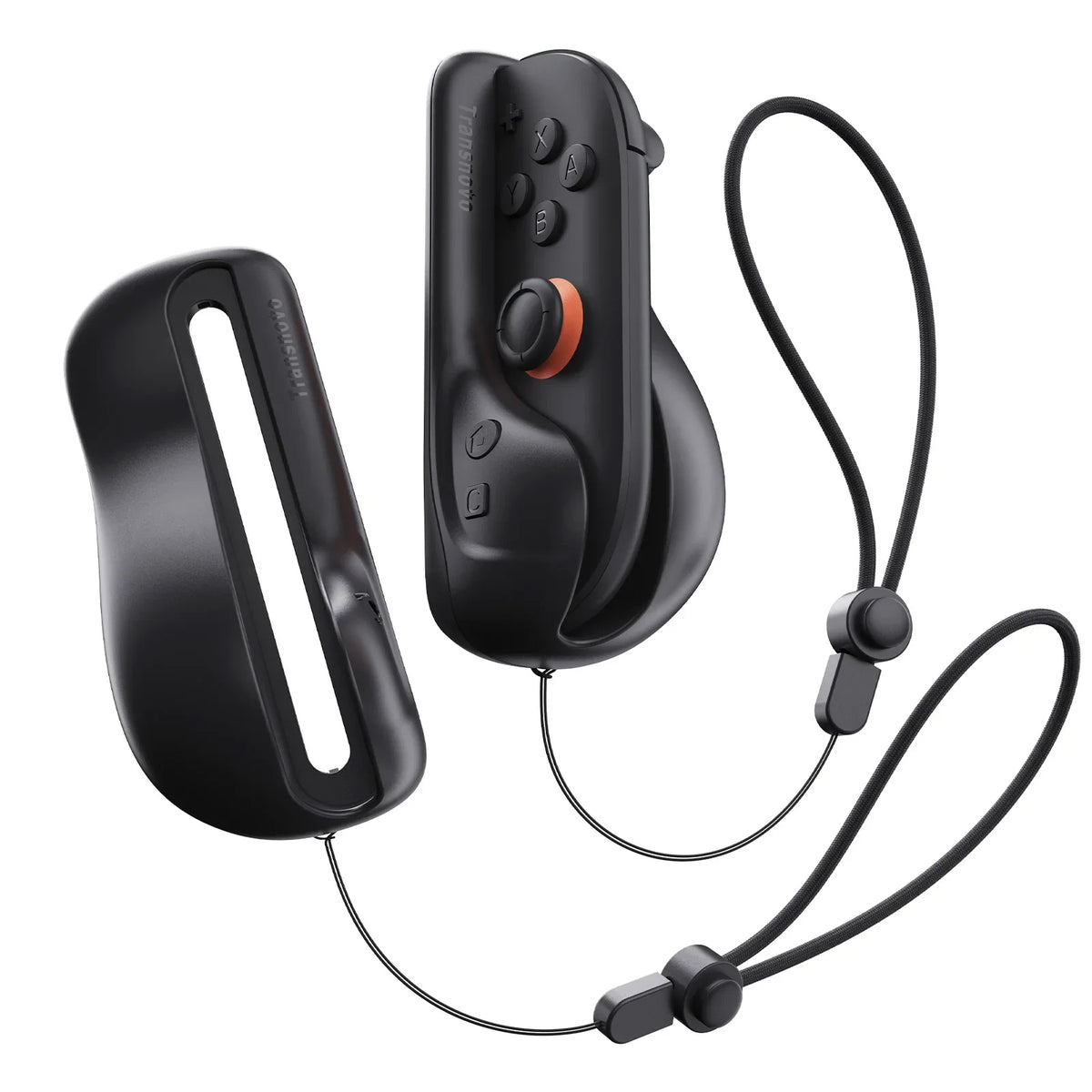 Transnovo S73-014 Mouse Grips for Switch 2 with Wrist Strap
