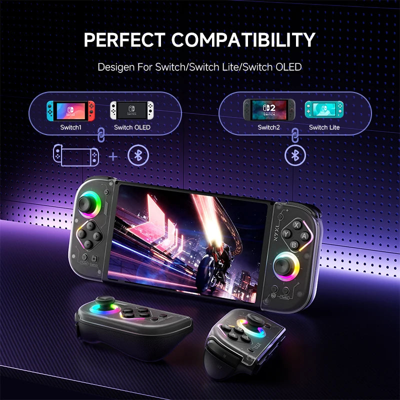 NYXI NJ12 Switch OLED Hall Effect Wireless Controller