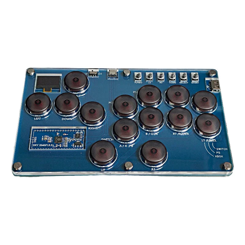 Slimbox Mini Hitbox Leverless Controller for PC/PS3/PS4/Switch