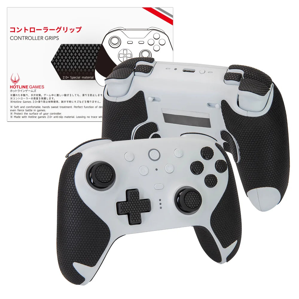 HOTLINE GAMES 2.0Plus Controller Grip Tape Compatible With 8BitDo Ultimate 2 Wireless Gaming Handle, Non-Slip, Moisture Wicking
