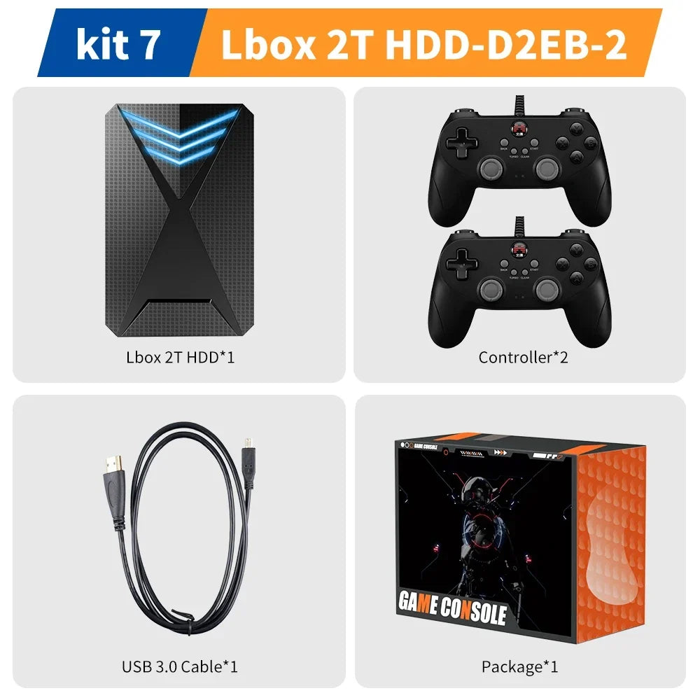 2TB Launchbox HDD for PC, 4200+ Games, PS4/PS3 Emulators