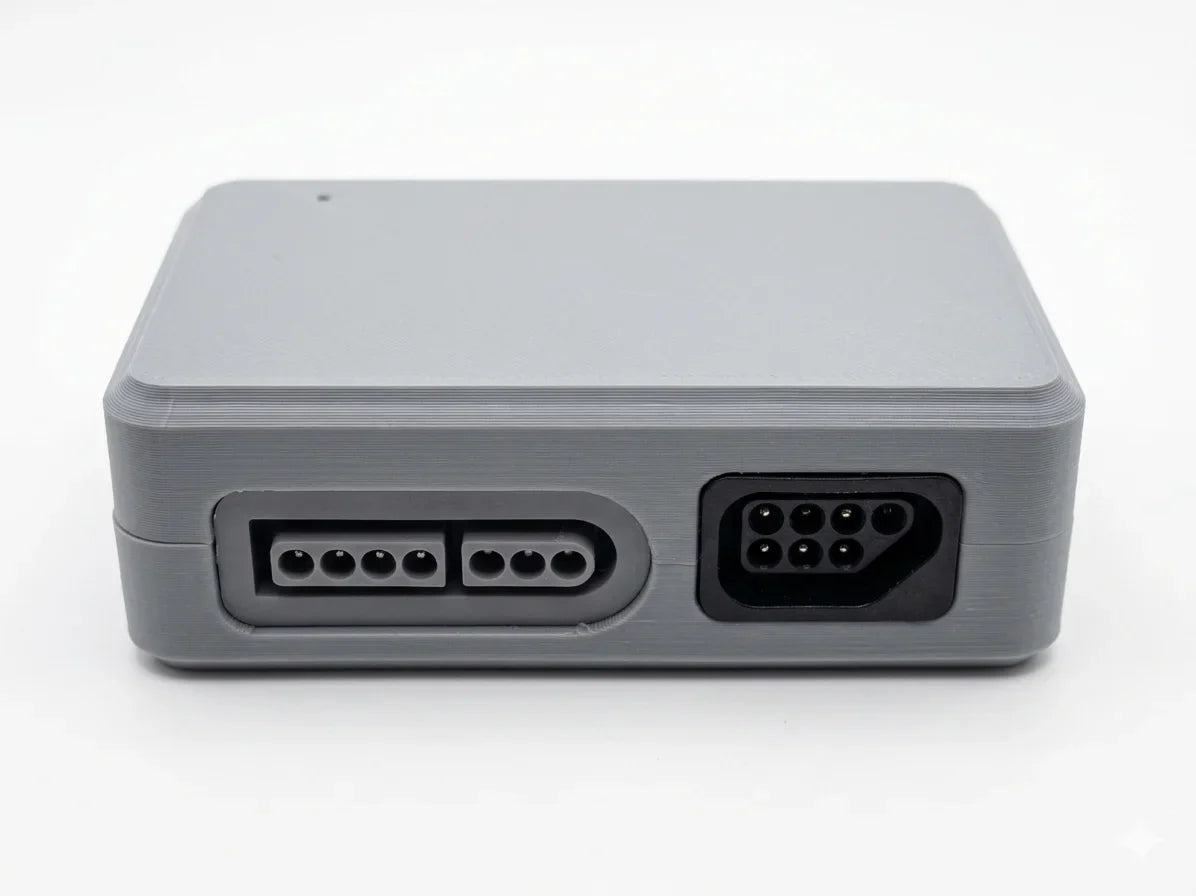 USB 4-controller SFC/NES/MD/N64 Controller To Type-C Interface Adapter 3D Printed Housing 7Pin Controller Interface Controller