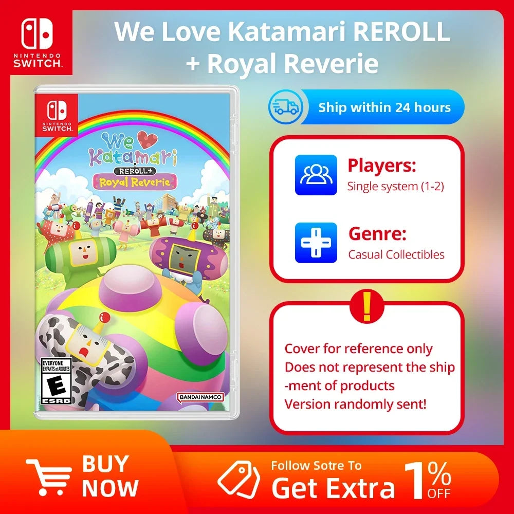 We Love Katamari Reroll + Royal Reverie, US Version for Switch