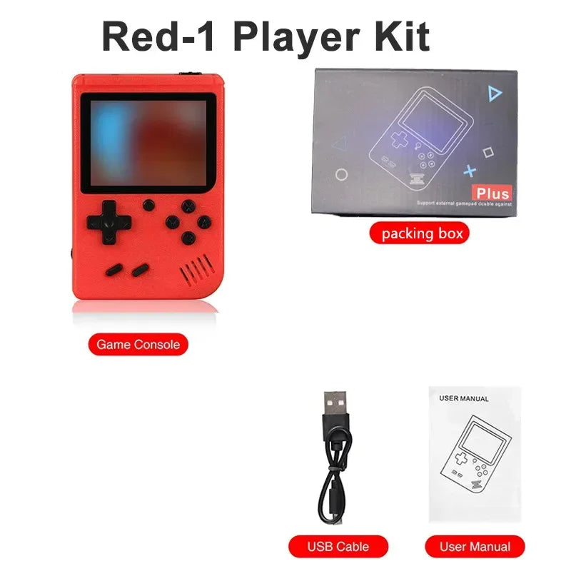 Handheld Game Players Retro Handheld Game Console Built-in 400 FC Games 3.0 Inch LCD Screen Video Game Player Kids Boys Gift
