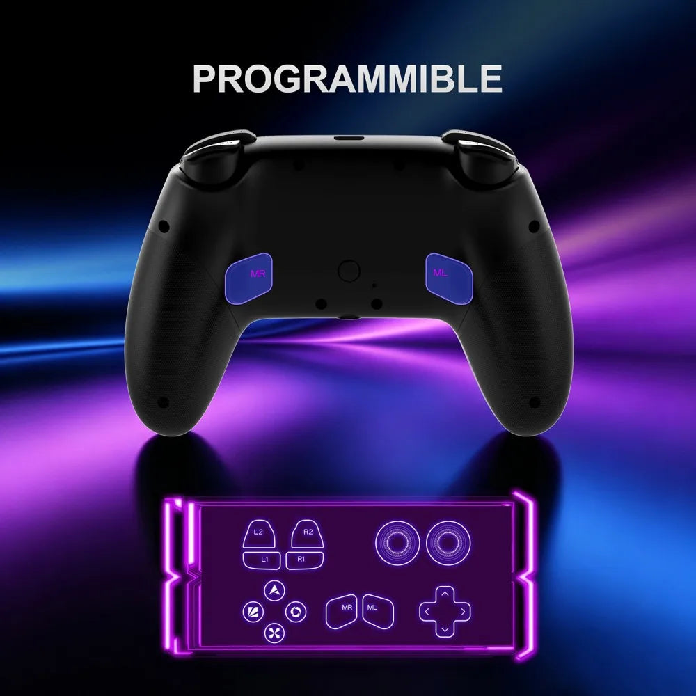 Wireless Controller for PS5, PC, Android, iOS, Hall Effect