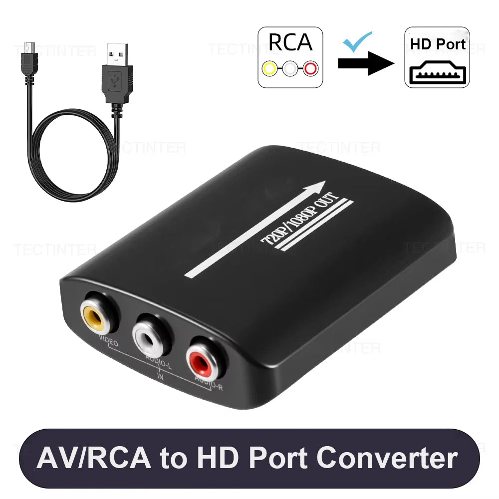 HDMI to RCA AV Converter for PS2, PS3, Wii and Xbox 360