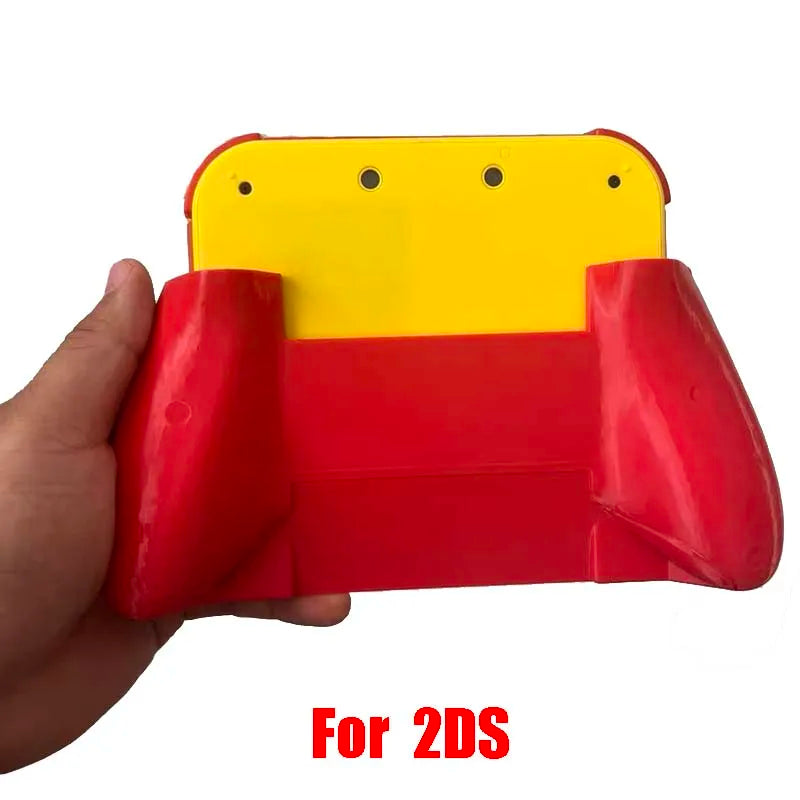 Red 3D Printed Large Grip for Nintendo 2DS Handheld