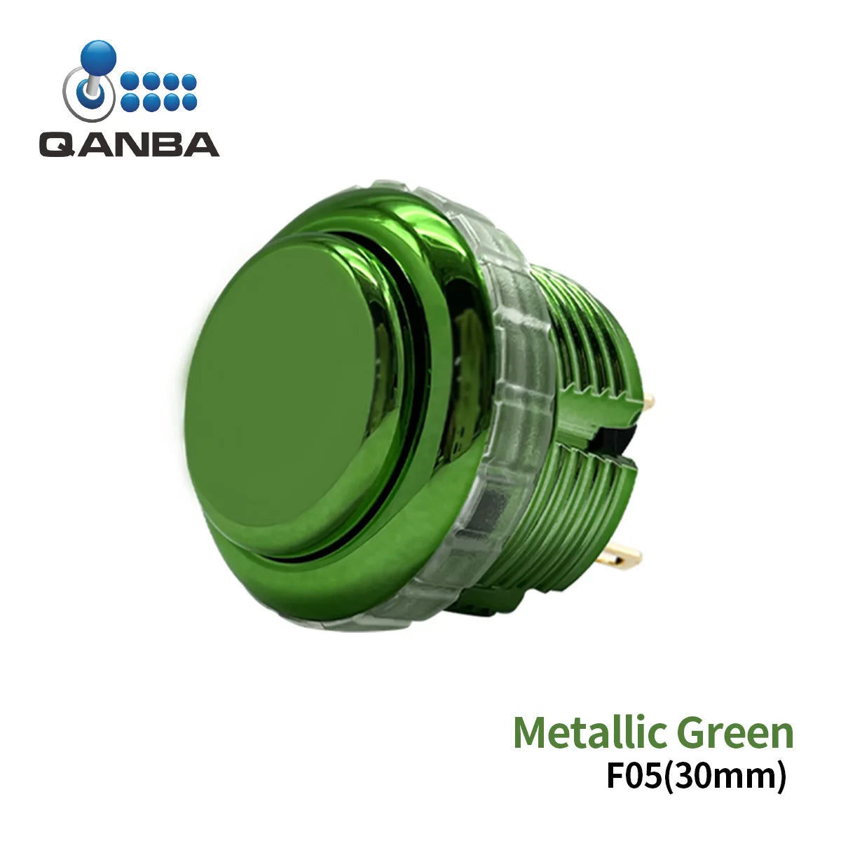 QANBA Gravity LX Arcade Buttons Metallic Color 30mm Mechanical Pushbutton Switch Arcade Stick Accessory DIY Parts