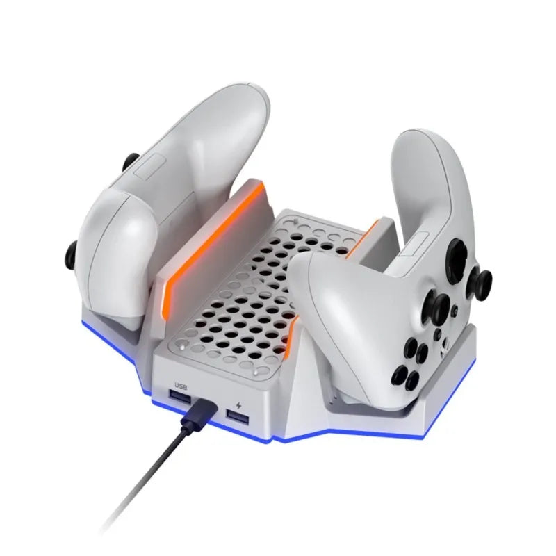 A92Z Dual Controller Charging Stand With Cooling Fans-TYX-0663D For S Multifunctional Charging Base, Console Cooling