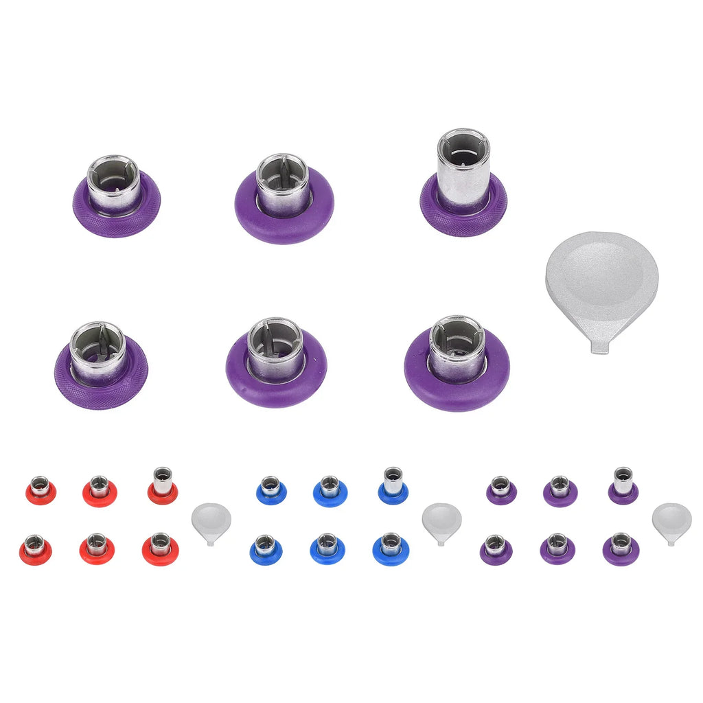 Game Controller Thumb Grip Interchangeable Thumbstick Rubber and Stainless Steel Game Controller Thumbstick for Elite Series 2