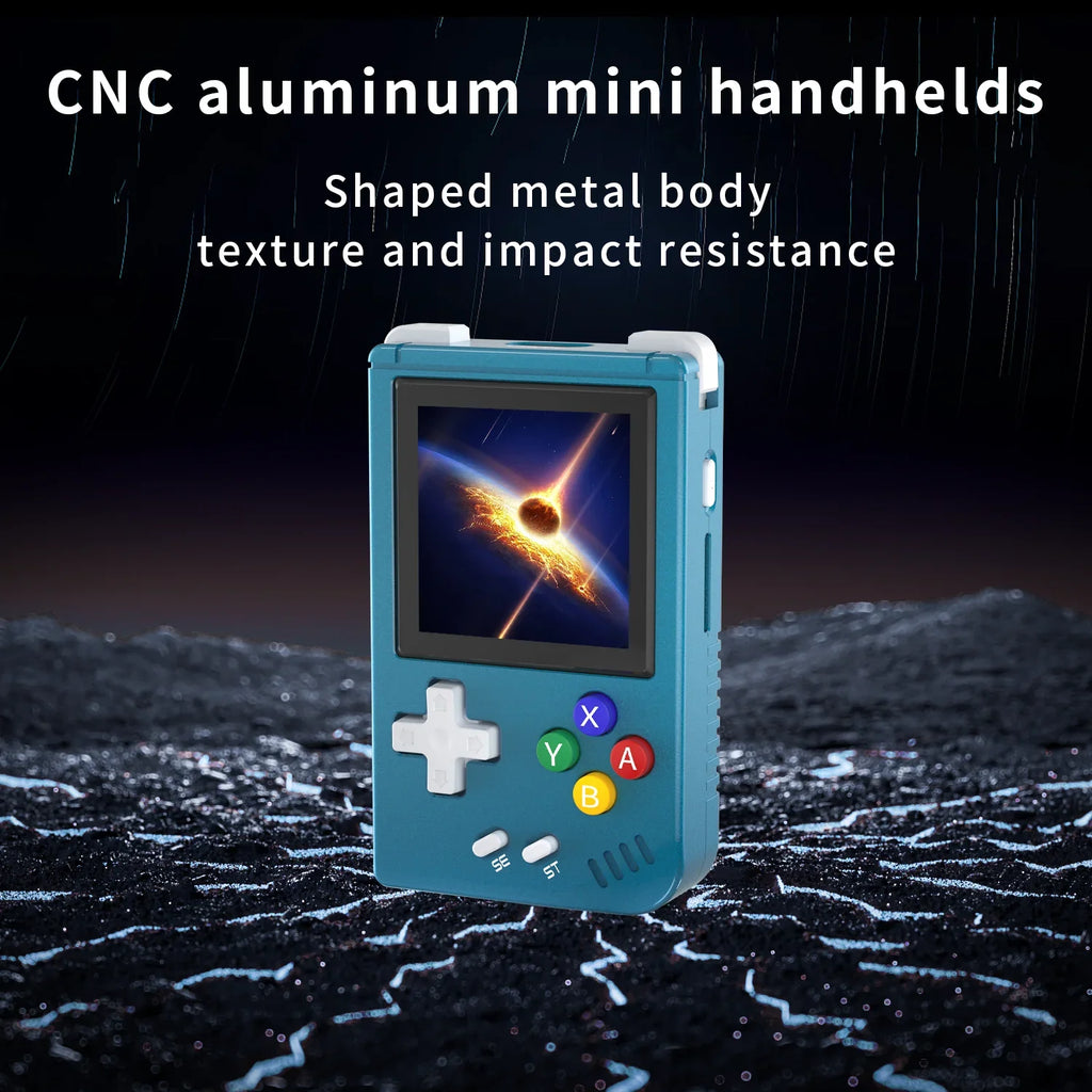 ANBERNIC RG Nano Handheld Game Console Portable Retro Video Games Consoles Hand Held Aluminum Alloy CNC Music Player 1.54Inch IPS