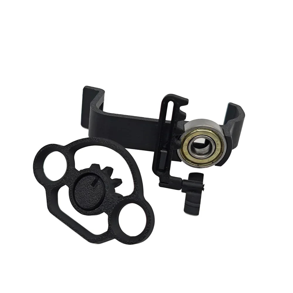 Mini Steering Wheel for PS5 Pro/Slim for PS5 Game Controller Auxiliary Black Replacement 3D Printing Accessories