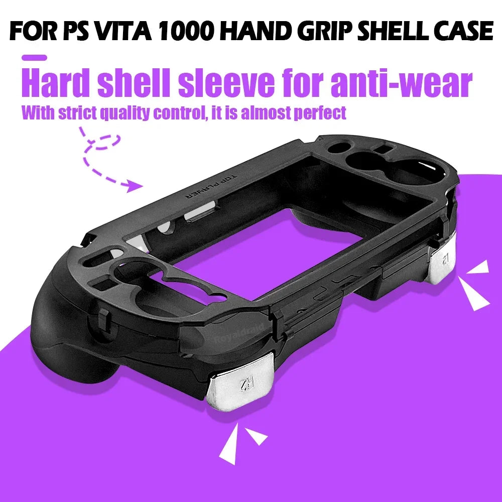 Hand Grip Joypad Case for PS Vita 1000, L2 R2 Trigger Buttons