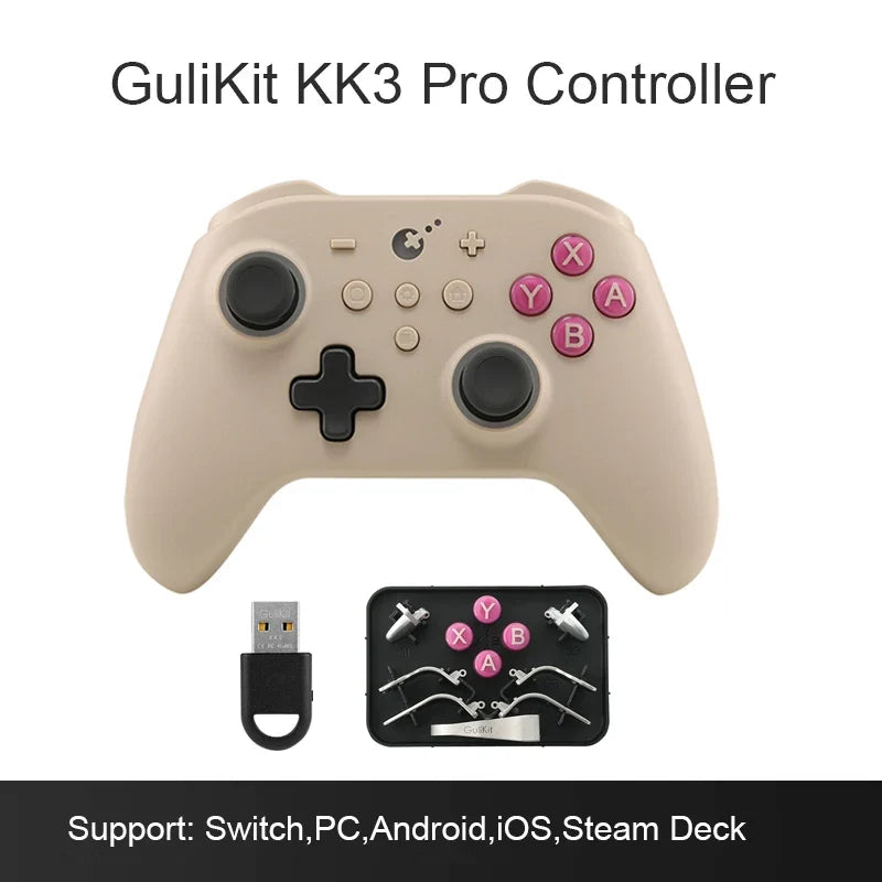GuliKit KK3 Pro Hall Effect Controller for Switch 2, PC, Android