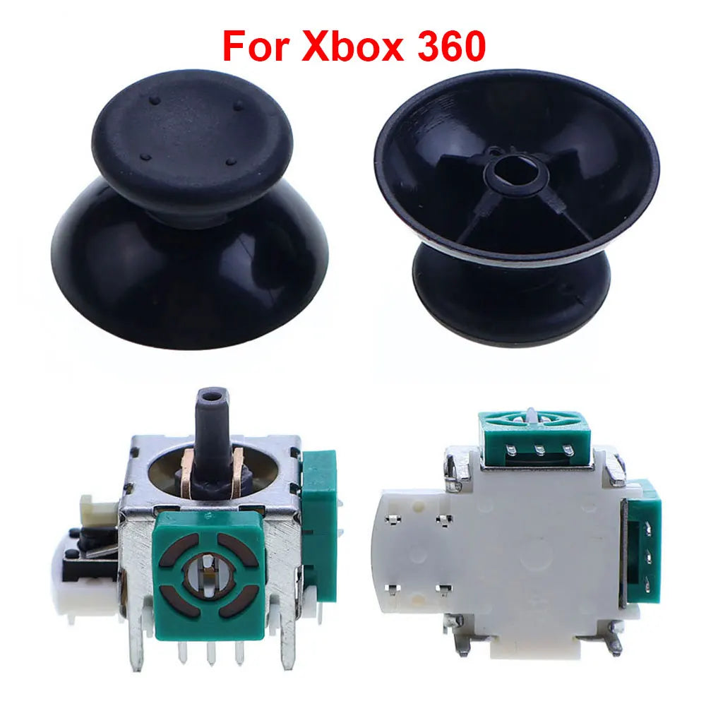 For PS2 PS3 PS4 Pro PS5 3D Analog Joystick Sensor Module Replacement For Switch Pro NGC Xbox 360 One Controller Thumb Stick Caps
