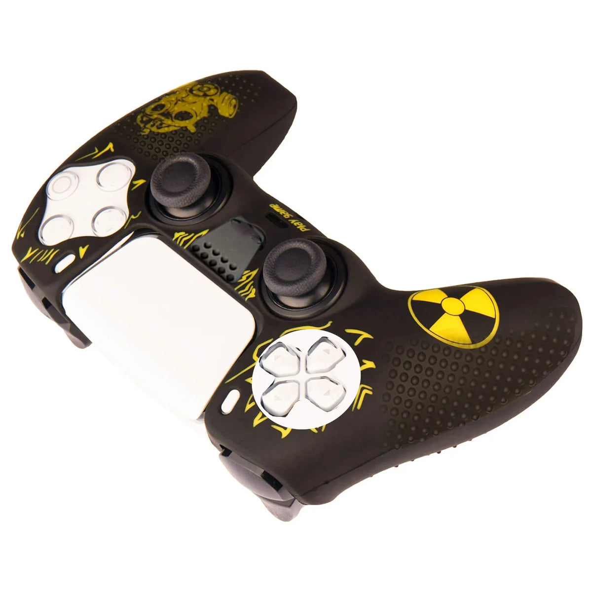 Anti-Slip Silicone Protective Skin For PS5 Controller Cover Case Compatible with PS5 Controller with 2 Thumb Grip Cap 1 Sticker