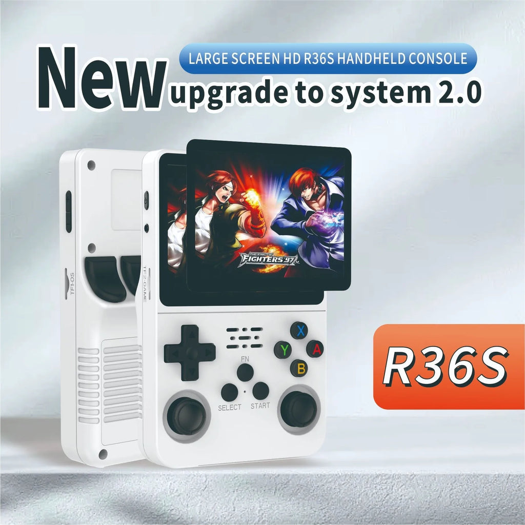 R36S Handheld Console with 15000+ Games and 3.5-Inch Screen