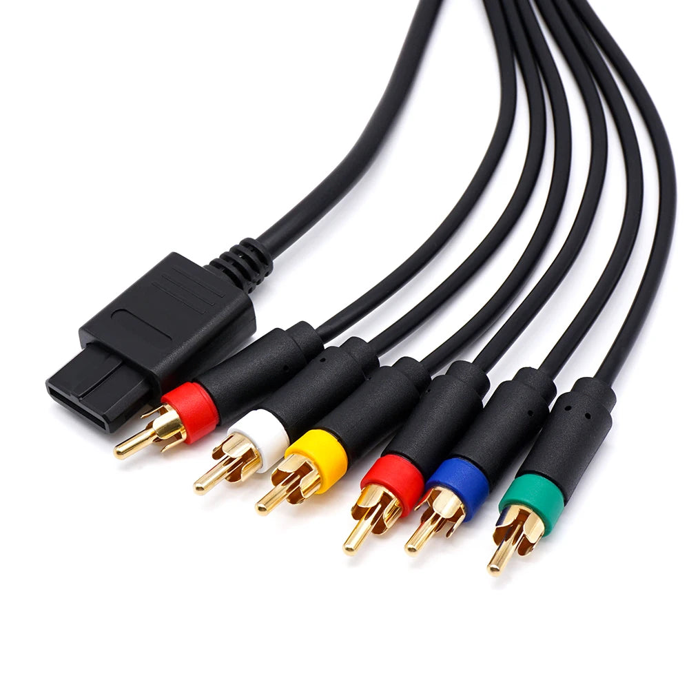 N64 1.8m RGBS Video Cable with 4 BNC Connectors for CRT