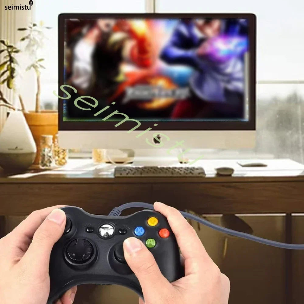 USB Wired Game Controller For PC Xbox360 Console Joypad For Win 7/8/10 PC Joystick Controle Mando Gamepad For Xbox 360