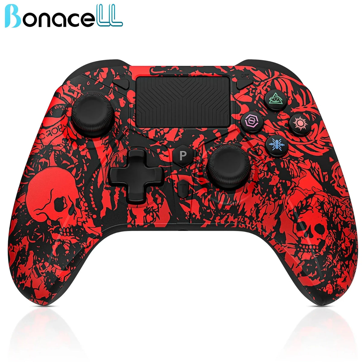 Bonacell PS5 Wireless Controller with Turbo & Macro Programming