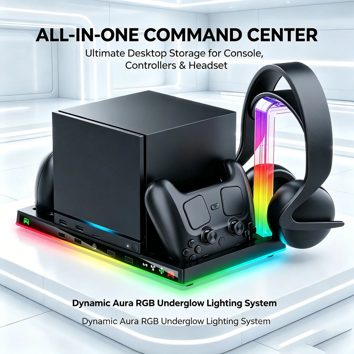 ipega Cooling and Charging Dock with RGB for Steam Machine