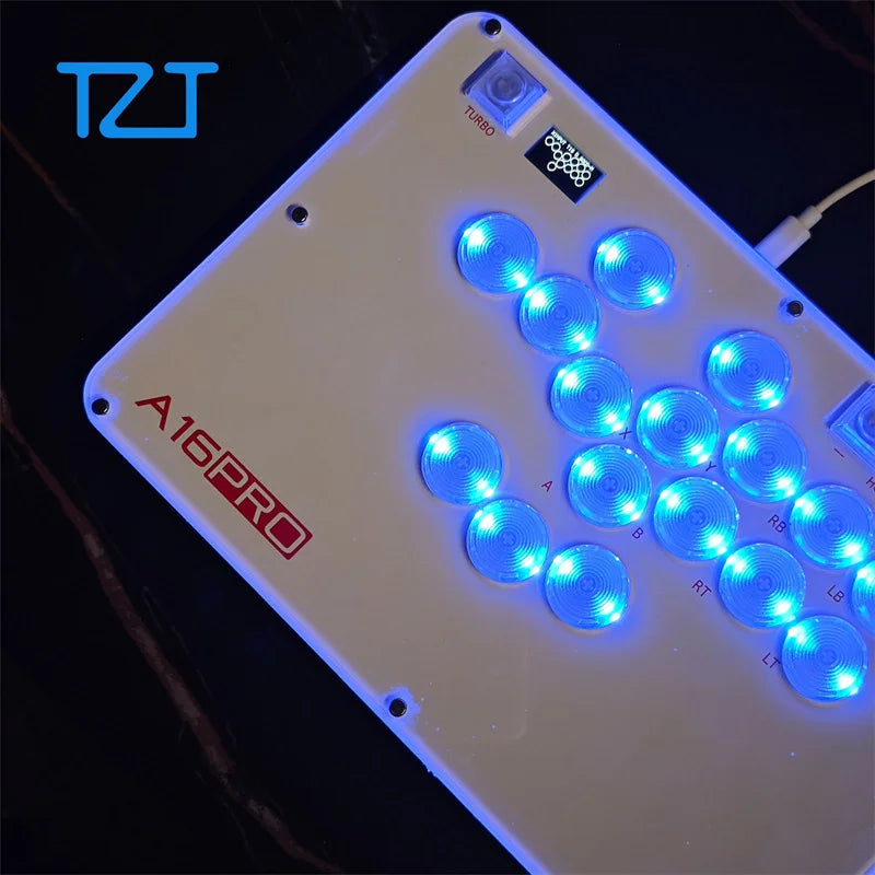 HAMGEEK A16 Pro 16-Button Hitbox Arcade Stick with OLED