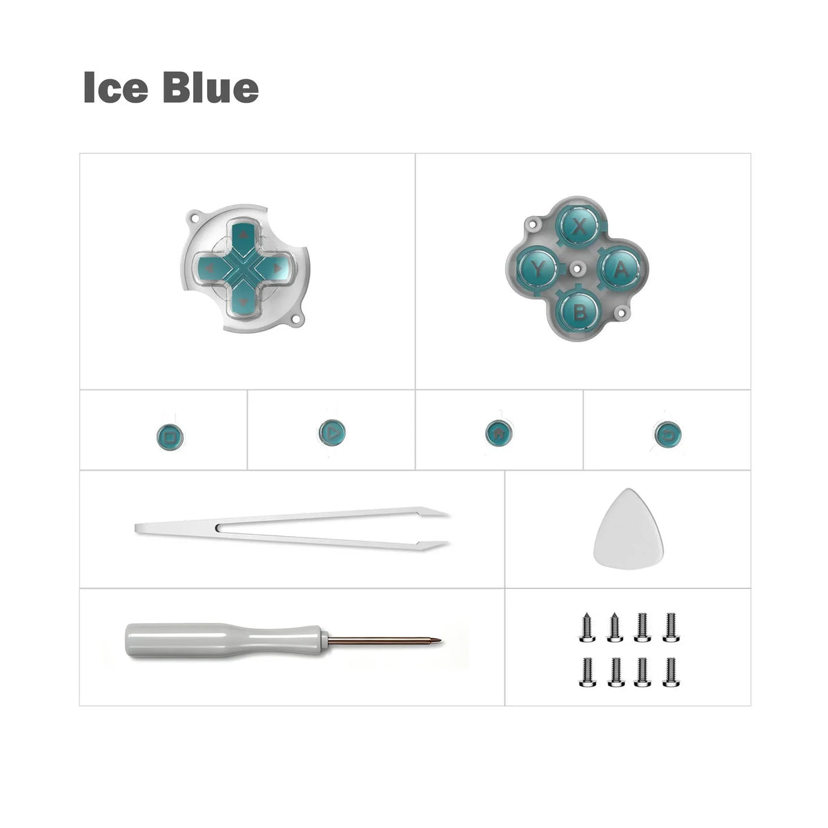 Retroid Pocket Nova Replacement Button Kit, Multi-Color